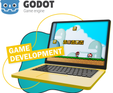 Godot.  Основа создания легендарных игр - КИБЕРшкола программирования для детей, компьютерные курсы для школьников, начинающих и подростков - KIBERone г. Сыктывкар
