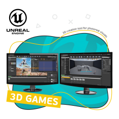 Unreal Engine 4. Игровой движок - КИБЕРшкола программирования для детей, компьютерные курсы для школьников, начинающих и подростков - KIBERone г. Сыктывкар