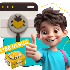 Тестирование & Vibe Debug. Охотники за багами - КИБЕРшкола программирования для детей, компьютерные курсы для школьников, начинающих и подростков - KIBERone г. Сыктывкар