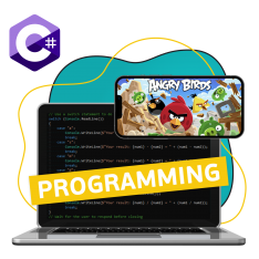 Программирование на C#. Удивительный мир 2D-игр - КИБЕРшкола программирования для детей, компьютерные курсы для школьников, начинающих и подростков - KIBERone г. Сыктывкар