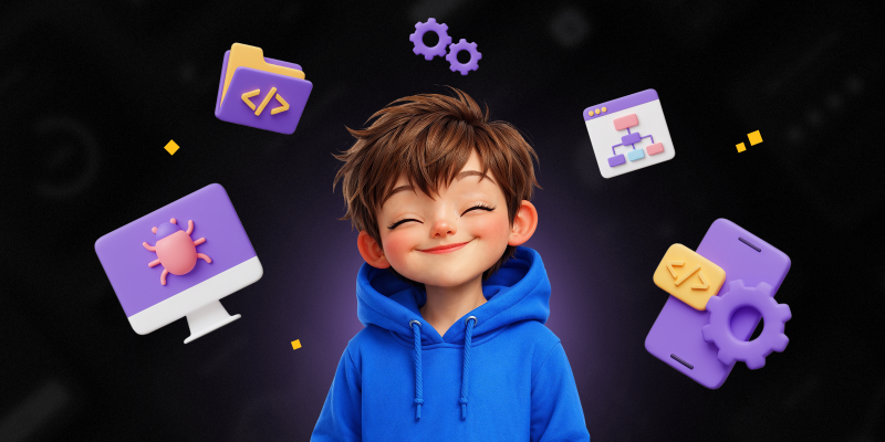 Идеальный сайт с нуля: код, дизайн и AI-помощник - КИБЕРшкола программирования для детей, компьютерные курсы для школьников, начинающих и подростков - KIBERone г. Сыктывкар